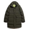 Chaqueta acolchada larga con capucha Hooded