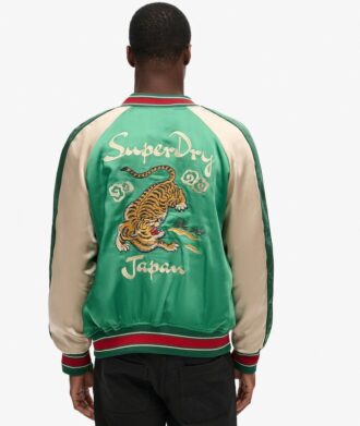 Chaqueta bomber bordada Sukajan