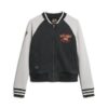Chaqueta bomber de jersey con gráfico «College Script»