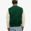 Chaqueta bomber de lana estilo universitario