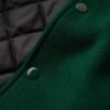 Chaqueta bomber de lana estilo universitario