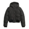 Chaqueta bomber deportiva Puffer con capucha Chaqueta bomber deportiva Puffer con capucha