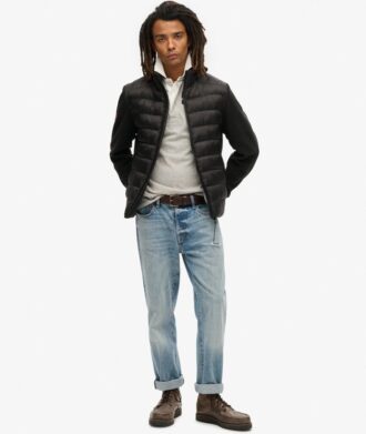 Chaqueta bomber híbrida de forro polar Storm