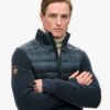 Chaqueta bomber híbrida de forro polar Storm