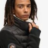 Chaqueta bomber híbrida de forro polar Storm