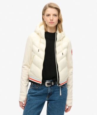 Chaqueta bomber híbrida Storm Fuji con capucha