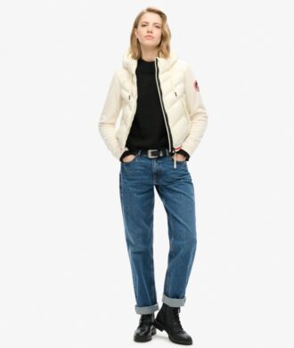 Chaqueta bomber híbrida Storm Fuji con capucha