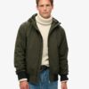 Chaqueta bomber Hooded de nailon de excedentes