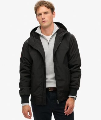 Chaqueta bomber Hooded de nailon de excedentes