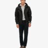 Chaqueta bomber Hooded de nailon de excedentes