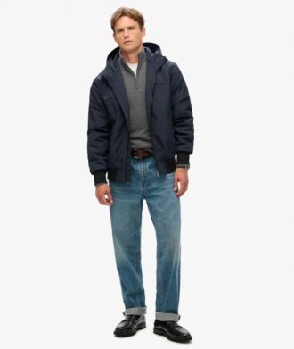 Chaqueta bomber Hooded de nailon de excedentes