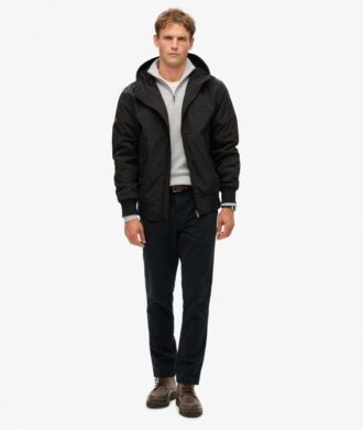 Chaqueta bomber Hooded de nailon de excedentes