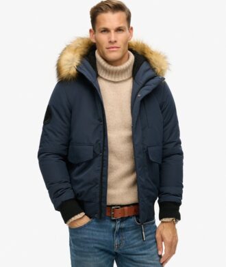 Chaqueta bomber Puffer Everest con capucha