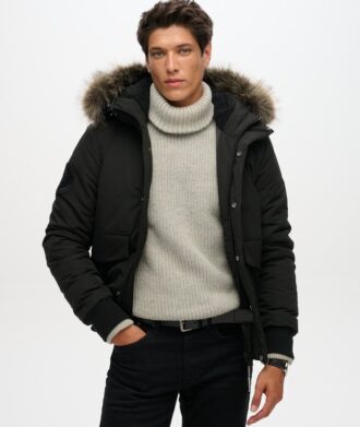Chaqueta bomber Puffer Everest con capucha