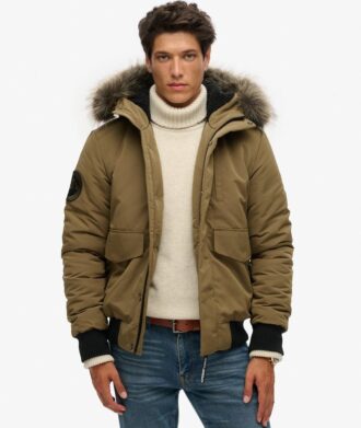 Chaqueta bomber Puffer Everest con capucha