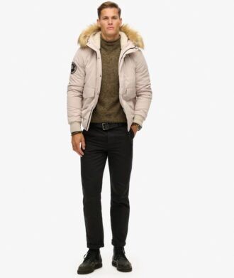 Chaqueta bomber Puffer Everest con capucha