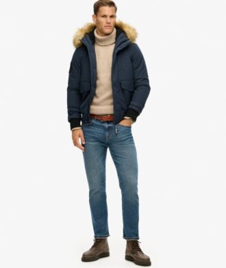 Chaqueta bomber Puffer Everest con capucha