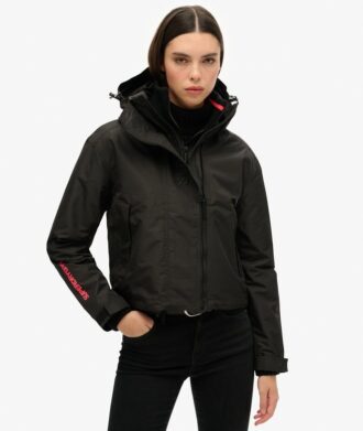 Chaqueta cortavientos Sd con capucha y bordados