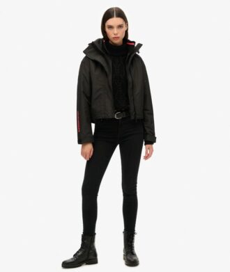 Chaqueta cortavientos Sd con capucha y bordados