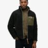 Chaqueta de forro polar Borg de estilo Vintage retro