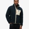 Chaqueta de forro polar Borg de estilo Vintage retro