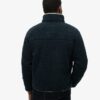Chaqueta de forro polar Borg de estilo Vintage retro