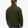 Chaqueta de forro polar Borg de estilo Vintage retro