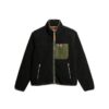 Chaqueta de forro polar Borg de estilo Vintage retro