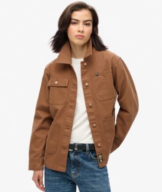 Chaqueta de trabajo bordada