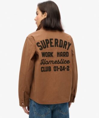 Chaqueta de trabajo bordada