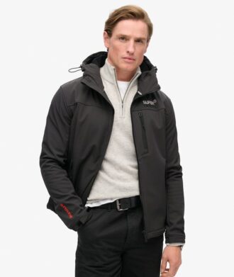 Chaqueta de trekking Hooded de softshell ripstop