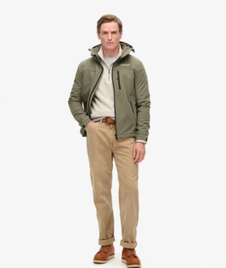 Chaqueta de trekking Hooded de softshell ripstop