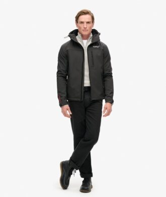 Chaqueta de trekking Hooded de softshell ripstop