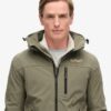 Chaqueta de trekking Hooded de softshell ripstop