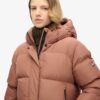 Chaqueta deportiva acolchada de media longitud con capucha Hooded