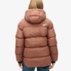Chaqueta deportiva acolchada de media longitud con capucha Hooded