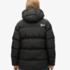 Chaqueta deportiva acolchada de media longitud con capucha Hooded