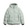 Chaqueta deportiva acolchada de media longitud con capucha Hooded