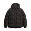 Chaqueta deportiva acolchada de media longitud con capucha Hooded