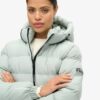 Chaqueta deportiva Puffer con capucha