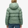 Chaqueta deportiva Puffer con capucha