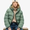 Chaqueta deportiva Puffer con capucha