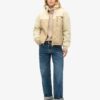 Chaqueta híbrida de forro polar Sherpa de estilo laboral