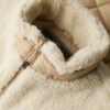 Chaqueta híbrida de forro polar Sherpa de estilo laboral