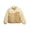Chaqueta híbrida de forro polar Sherpa de estilo laboral