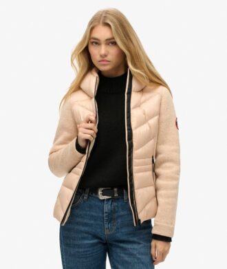 Chaqueta híbrida de punto Storm con capucha