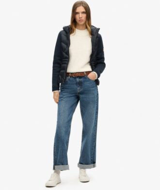 Chaqueta híbrida de punto Storm con capucha