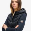 Chaqueta híbrida de punto Storm con capucha