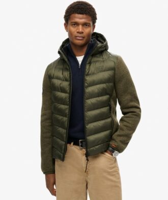 Chaqueta híbrida Storm de punto con capucha