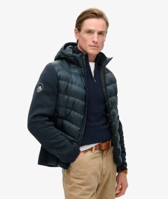 Chaqueta híbrida Storm de punto con capucha
